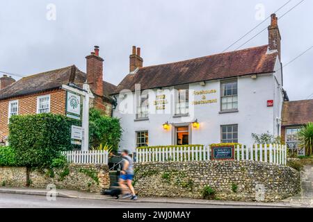 La maison publique Royal Oak à East lavant, West Sussex. Banque D'Images