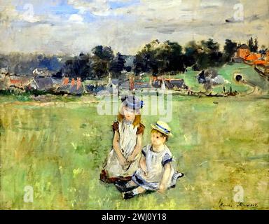 Berthe Morisot - vue d'Angleterre Banque D'Images