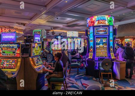 Casino Interior, Las Vegas, Nevada, États-Unis Banque D'Images
