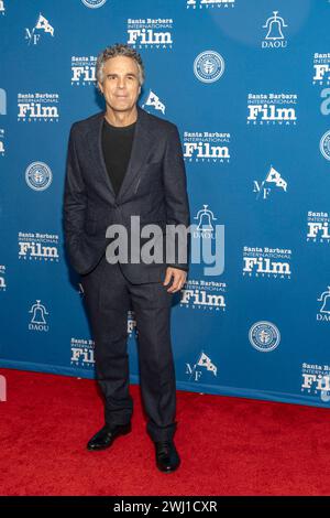 Santa Barbara, États-Unis. 11 février 2024. Mark Ruffalo arrive au 39e Festival international du film de Santa Barbara pour recevoir le prix American Riviera Award au Arlington Theatre de Santa Barbara, CA, le 11 février 2024. (Photo de Rod Rolle/Sipa USA) crédit : Sipa USA/Alamy Live News Banque D'Images