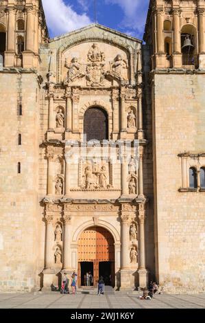 Église de San Domingo Oaxaca Mexique Banque D'Images