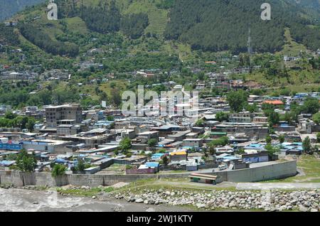 Balakot ville KP Pakistan photographie Banque D'Images