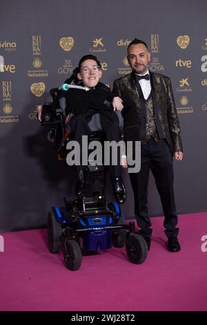 Madrid, Espagne. 10 février 2024. Brianeitor assiste à 'le tapis rouge aux Goya Awards 2024' Photocall à la Feria de Valladolid. Crédit : SOPA images Limited/Alamy Live News Banque D'Images