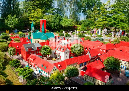 Billund, Danemark - 16 juin 2023 : Parc d'attractions de Legoland au Danemark. Banque D'Images