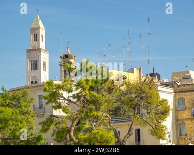 Bari à la mer méditerranée en italie Banque D'Images