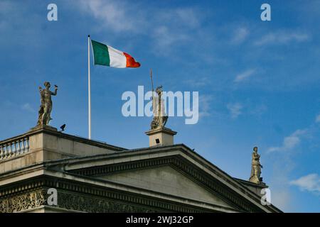 Bâtiment du Parlement à Dublin, République d'Irlande Banque D'Images