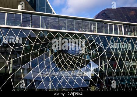 Façade extérieure du centre commercial Galerie My Zeil, Francfort-sur-le-main, Hesse, Allemagne, Europe Banque D'Images