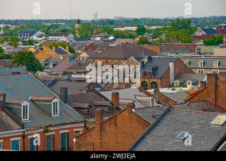 Aperçu du quartier français historique de la Nouvelle-Orléans, Louisiane - États-Unis Banque D'Images