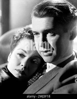 James Stewart et Jane Wyman dans Magic Town - Comédie 1947 Banque D'Images