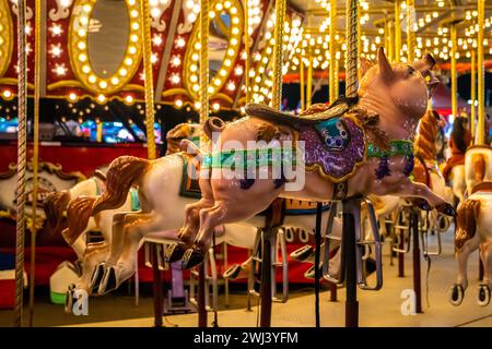 Une foire annuelle de l'État a lieu au Fairgrounds Phoenix, Arizona Banque D'Images