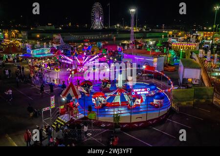 Une foire annuelle de l'État a lieu au Fairgrounds Phoenix, Arizona Banque D'Images