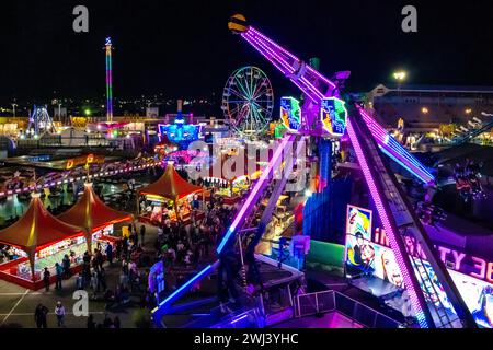 Une foire annuelle de l'État a lieu au Fairgrounds Phoenix, Arizona Banque D'Images