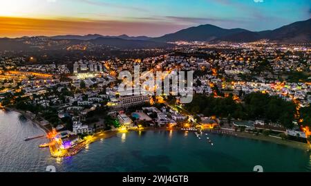 Vue aérienne de Gumbet Banque D'Images