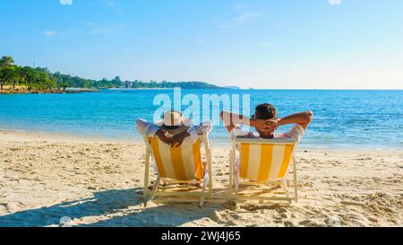 Île de Koh Samet Rayong Thaïlande, plage tropicale blanche de Samed Banque D'Images