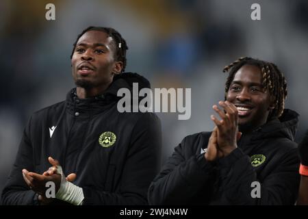 Turin, Italie. 12 février 2024. Lors du match de Serie A au stade Allianz de Turin. Le crédit photo devrait se lire : Jonathan Moscrop/Sportimage crédit : Sportimage Ltd/Alamy Live News Banque D'Images