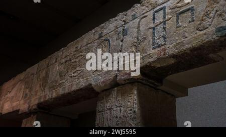 L'ancienne pièce égyptienne exposée au Neues Museum Berlin Banque D'Images