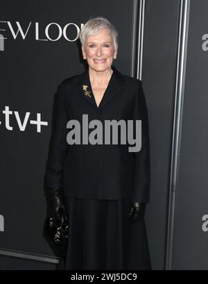 New York, États-Unis. 12 février 2024. Glenn Close assiste à la première mondiale de 'The New look' qui s'est tenue au Florence Gould Hall le 12 février 2024 à New York City, NY © Steven Bergman/AFF-USA.COM crédit : AFF/Alamy Live News Banque D'Images