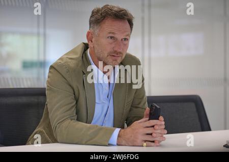 Christian Horner, directeur de l'écurie Red Bull Formula One Banque D'Images