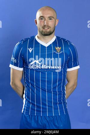 Photo du dossier datée du 09-08-2023 de Chris Kane, attaquant de longue date de St Johnstone, qui a rejoint Dunfermline, lutteurs du Cinch Championship en prêt jusqu'à la fin de la saison. Date d'émission : mardi 13 février 2024. Banque D'Images