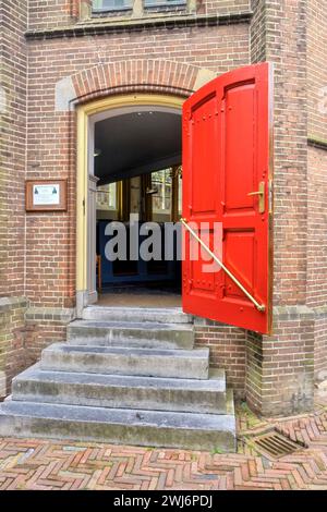 Protestantse Gemeente te Marken, l'Église protestante de Marken, aux Pays-Bas. Banque D'Images