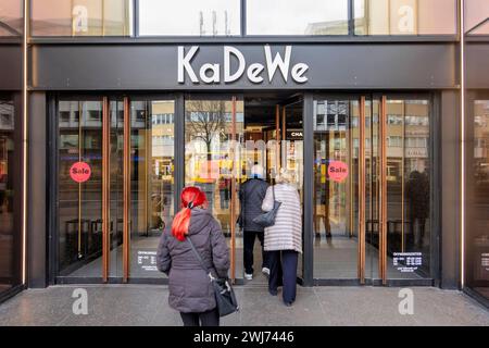 2024-02-13,Berlin,Kaufhaus des Westens KaDeWe in der Tauentzienstraße *** 2024 02 13,Berlin,Kaufhaus des Westens KaDeWe in Tauentzienstraße Banque D'Images