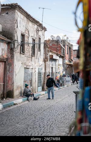 Explorer les échos de l'Antiquité : un voyage à travers l'ancienne ville de Bergama Banque D'Images