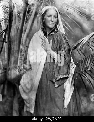 Marianne North. Portrait de la biologiste et artiste botanique victorienne anglaise Marianne North (1830-1890) par Julia Margaret Cameron, Ceylan (Sri Lanka), vers 1877 Banque D'Images