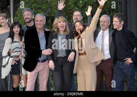 News - Photocall série TV RAI Gloria le casting pendant Photocall série TV RAI Gloria , News in Rome, Italy, February 13 2024 Rome Viale Mazzini Italy Copyright : xMassimoxLanduccix/xLiveMediax LPN 1234586 Banque D'Images