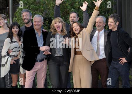 News - Photocall série TV RAI Gloria le casting pendant Photocall série TV RAI Gloria , News in Rome, Italy, February 13 2024 Rome Viale Mazzini Italy Copyright : xMassimoxLanduccix/xLiveMediax LPN 1234587 Banque D'Images