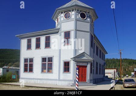 Le bureau de poste historique de l'époque de la ruée vers l'or, ruée vers l'or, Musée, ville de Dawson, territoire du Yukon, Canada Banque D'Images