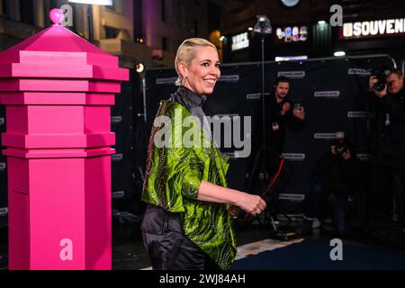 Londres, Royaume-Uni. 13 février 2023. Olivia Colman assiste à la première européenne de Wicked Little Letters à Odeon luxe, Leicester Square, Londres. Le crédit photo devrait se lire comme suit : Matt Crossick/Empics/Alamy Live News Banque D'Images