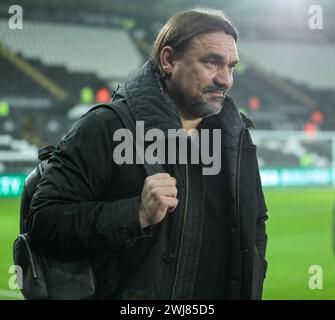 Swansea.com Stadium, Swansea, Royaume-Uni. 13 février 2024. EFL Championship Football, Swansea City contre Leeds United ; Daniel Farke manager de Leeds United Credit : action plus Sports/Alamy Live News Banque D'Images