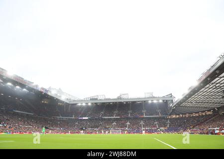 Stands remplis de fans Angleterre v Autriche UEFA Womens Euro 6 juillet 2022 Old Trafford Manchester Banque D'Images