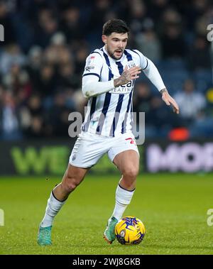 Alex Mowatt de West Bromwich Albion lors du Sky Bet Championship match aux Hawthorns, West Bromwich. Date de la photo : mardi 13 février 2024. Banque D'Images