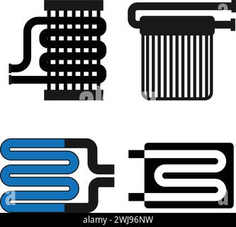 conception d'illustration vectorielle d'icône d'évaporateur Illustration de Vecteur
