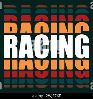 Fond de texte couleur de course Illustration de Vecteur