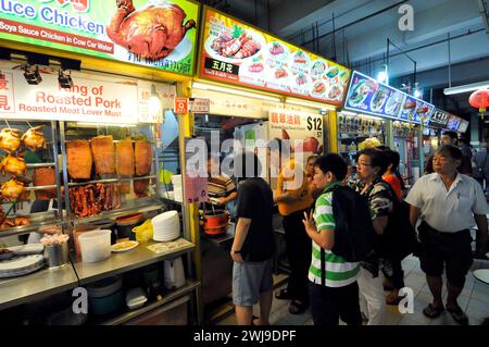 Albert Food Centre sur Queen Street à Singapour. Banque D'Images