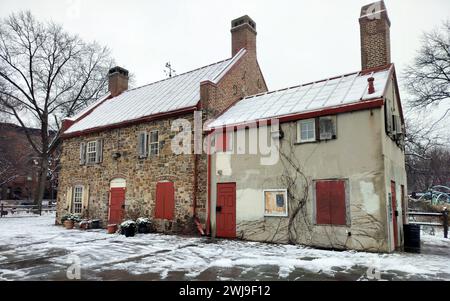 Old Stone House, à Washington Park, Park Slope Neighborhood, Brooklyn, NY, ÉTATS-UNIS Banque D'Images