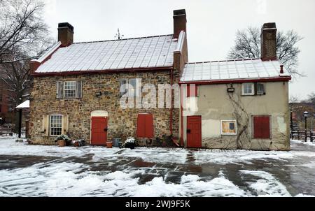 Old Stone House, à Washington Park, Park Slope Neighborhood, Brooklyn, NY, ÉTATS-UNIS Banque D'Images