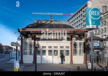 Paris, France, station Port Royale qui est sur la ligne B du rer, éditorial seulement. Banque D'Images