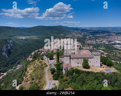 Narni (Italie, Ombrie, province de Terni), la forteresse d'Albornoz Banque D'Images