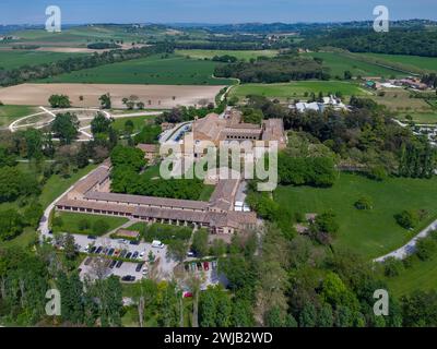 Urbisaglia (Italie, Marches, province de Macerata), abbaye de Chiaravalle di Fiastra Banque D'Images