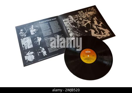 Fleetwood Mac Greatest Hits album vinyle LP couverture isolée sur fond blanc - 1971 Banque D'Images