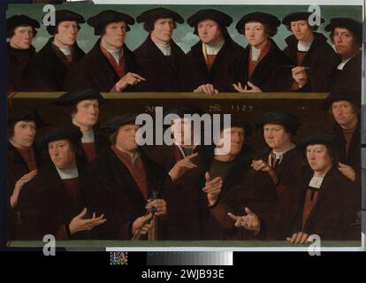 Un groupe de gardiens, 1529, Dirck Jacobsz, 1559 Banque D'Images