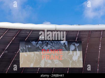 / Trauerfeier Gedenkfeier für Franz Beckenbauer in der Allianz Arena des FC Bayern in München / Datum : 19.01.2024 / *** cérémonie commémorative de Franz Beckenbauer à l'Allianz Arena du FC Bayern à Munich date 19 01 2024 Banque D'Images