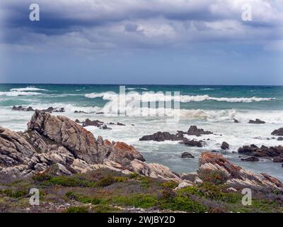 Arniston est une petite colonie balnéaire sur la côte de la région d'Overberg en Afrique du Sud Banque D'Images