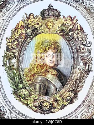 Ludwig XIV., Französisch Louis XIV geb. 5. Septembre 1638 au Schloss Saint-Germain-en-Laye GEST. 1. Septembre 1715 au Schloss Versailles, guerre ein fran Banque D'Images