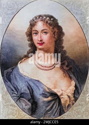 Claudine Alexandrine Guérin, marquise de Tencin geb. 27. Avril 1682 à Grenoble GEST. 4. Décembre 1749 à Paris War eine bekannte Französische Salonni Banque D'Images