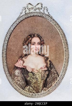 Françoise Athenais de Rochechouart de Mortemart. Madame de Montespan, 1640-1707. Maîtresse von Ludwig XIV., Historisch, digital restaurierte Reprodukti Banque D'Images