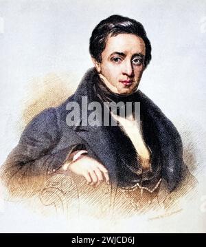 Sir Thomas Noon Talfourd, 1795-1854. Englischer Richter und Autor, Historisch, digital restaurierte Reproduktion von einer Vorlage aus dem 19. Jahrhun Banque D'Images